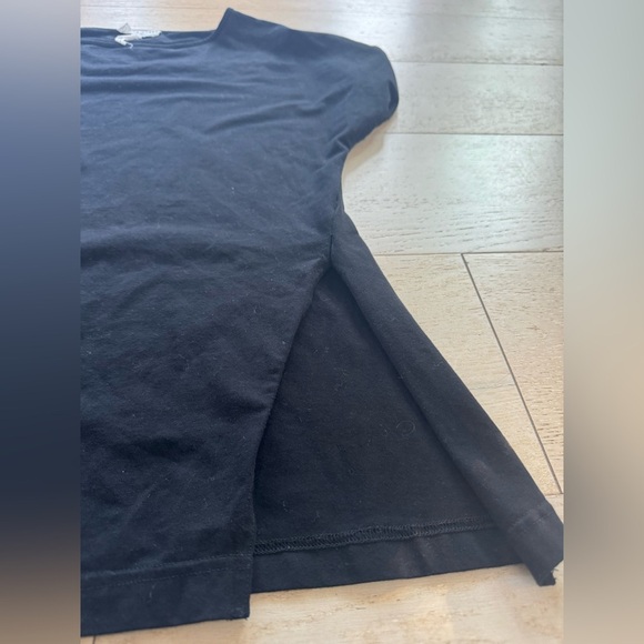 Apiece Apart Rolled Dolman Sleeves Minimalist Asymmetric Tunic Tee - 2X - Picture 9 of 12